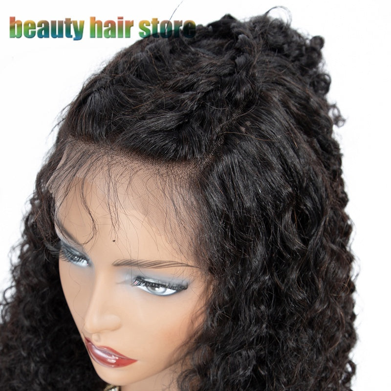 Brazilian Kinky Curly Lace Front Human Hair Wigs 13x4