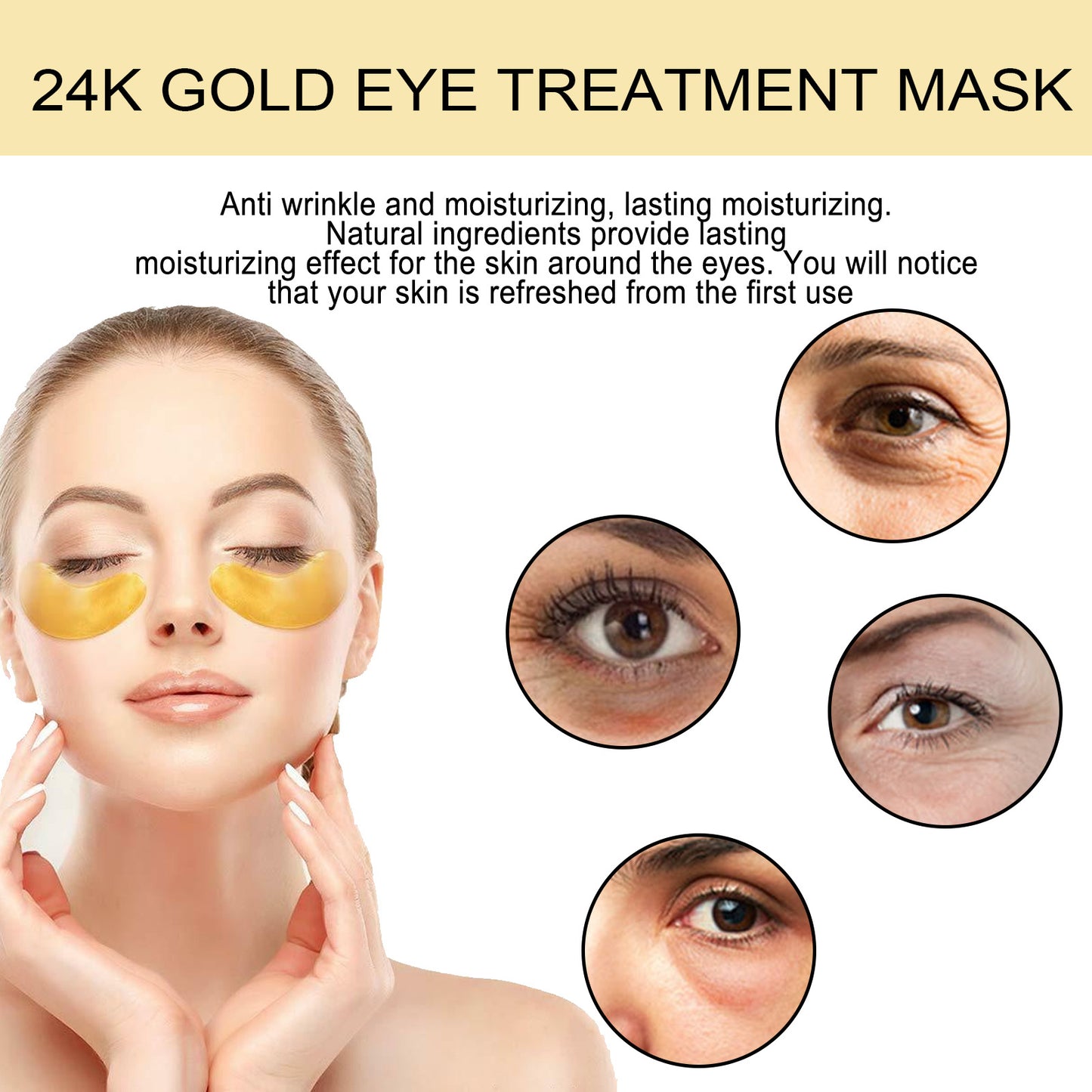 Gentle Moisturizing And Lifting Patch For The Skin Around The Eyes