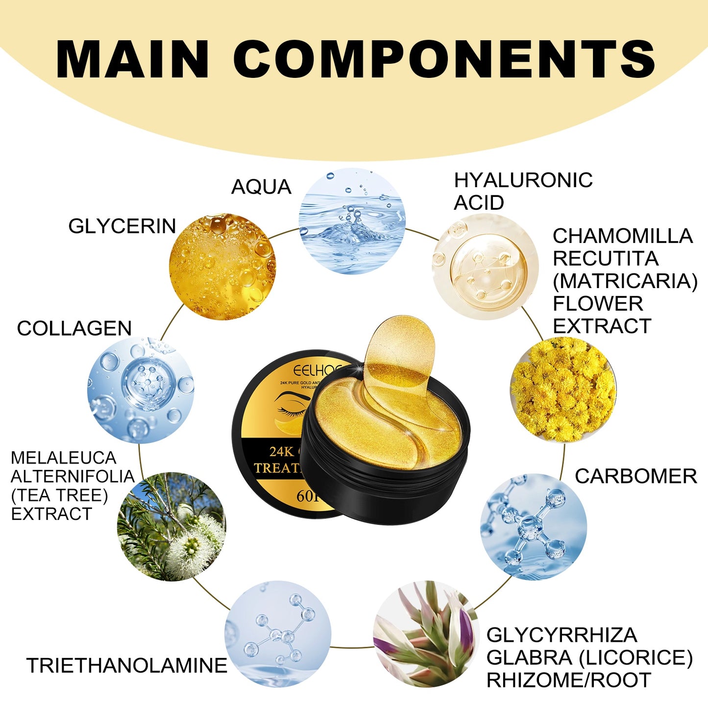 Gentle Moisturizing And Lifting Patch For The Skin Around The Eyes