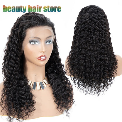Brazilian Kinky Curly Lace Front Human Hair Wigs 13x4