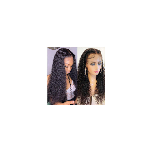 Brazilian Kinky Curly Lace Front Human Hair Wigs 13x4