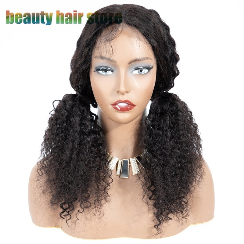 Brazilian Kinky Curly Lace Front Human Hair Wigs 13x4